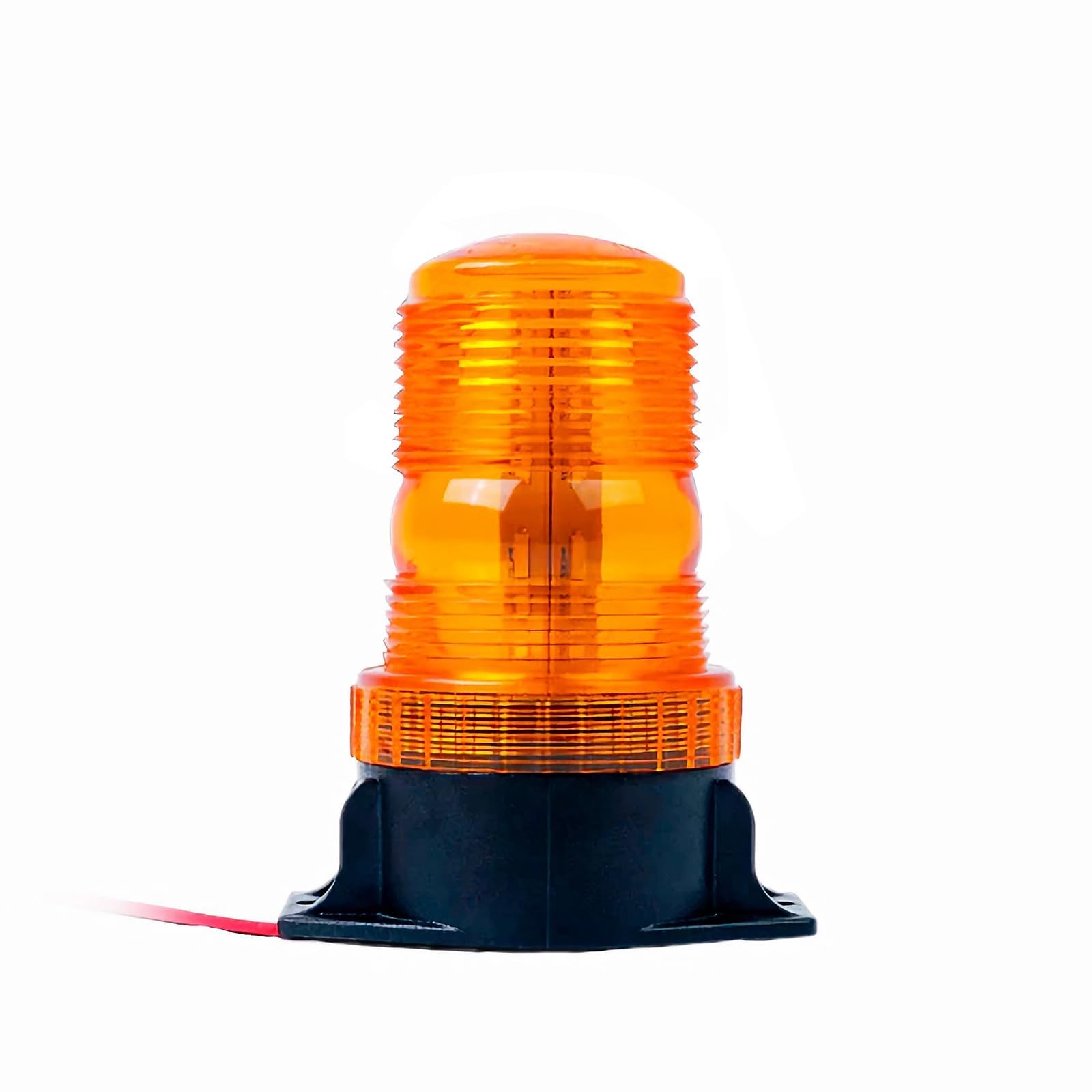 Xprite 30 LED amber beacon front view offers 360-degree visibility for work zones