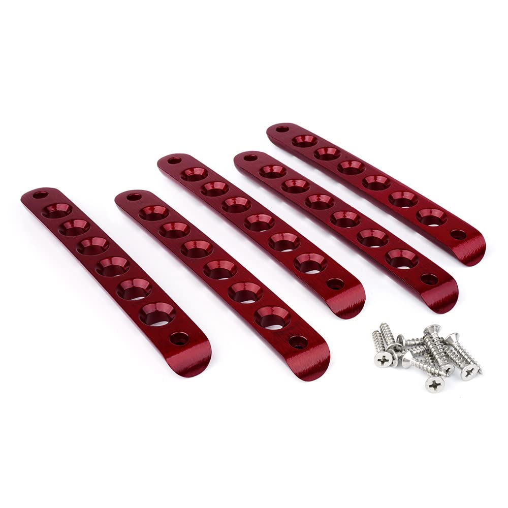 Xprite brushed aluminum front door handle insert adds sleek style and scratch protection.
