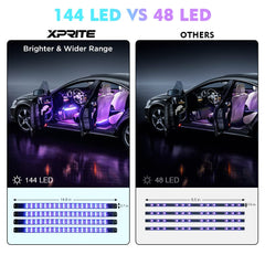 Xprite DIY mode allows custom lighting scenes for mood and style