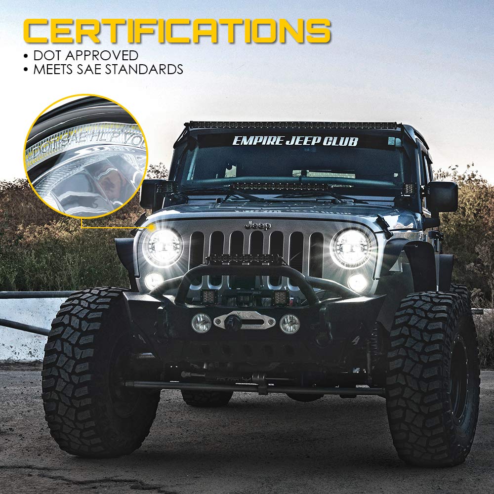 Xprite DOT-approved headlights meet safety standards for confident driving.