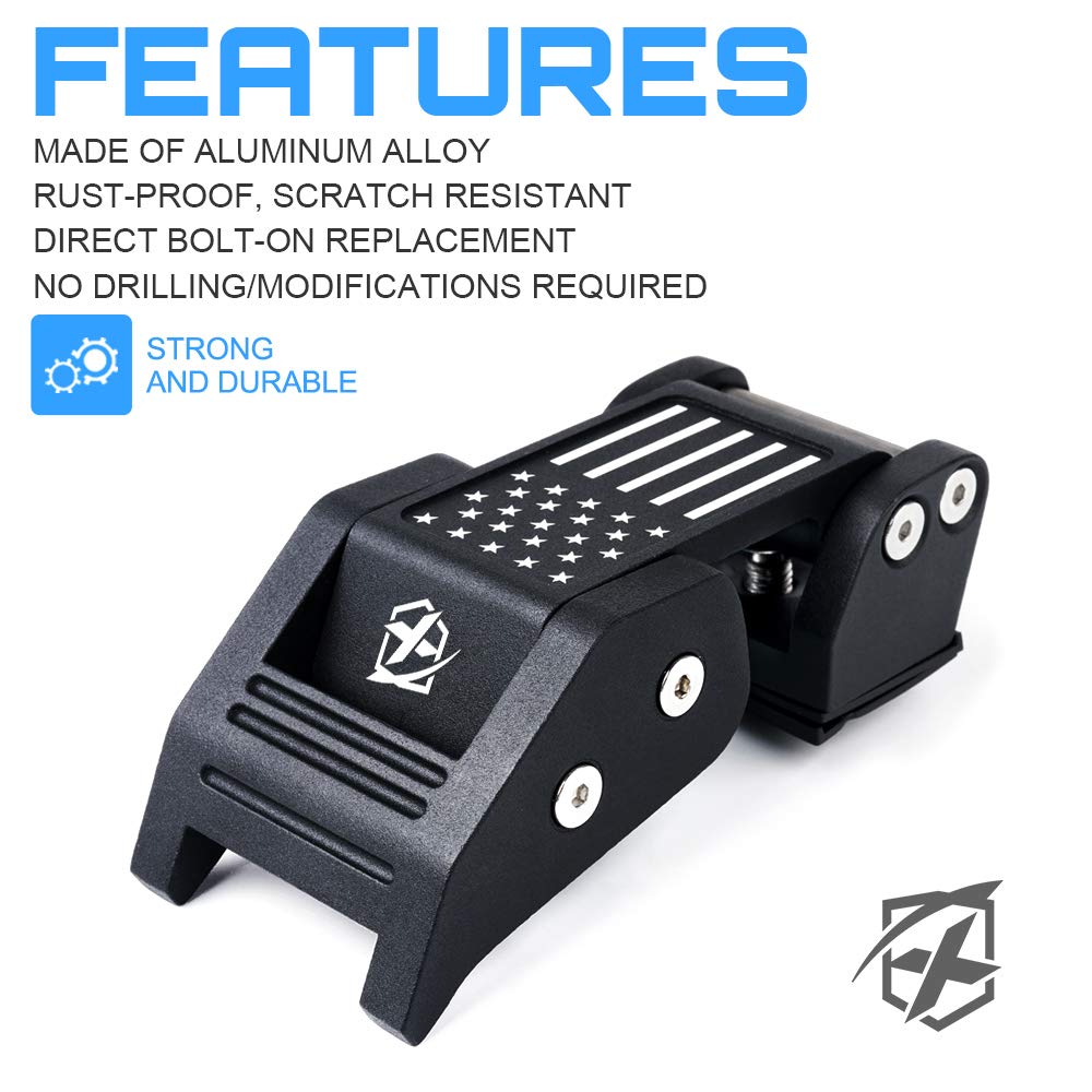 Xprite adjustable tension control enables customization to reduce hood flutter.