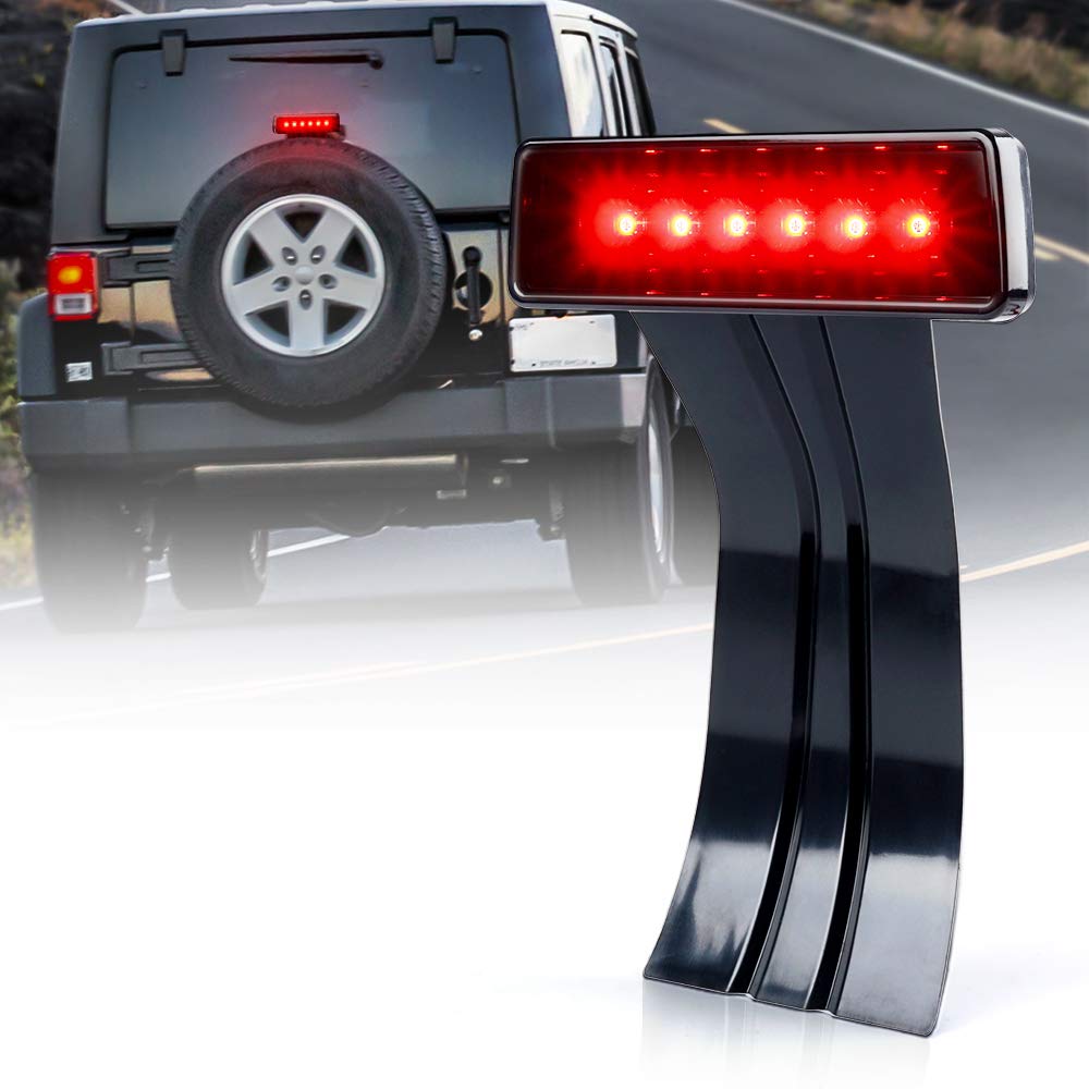 Xprite LED third brake light with smoke lens for safer highway braking