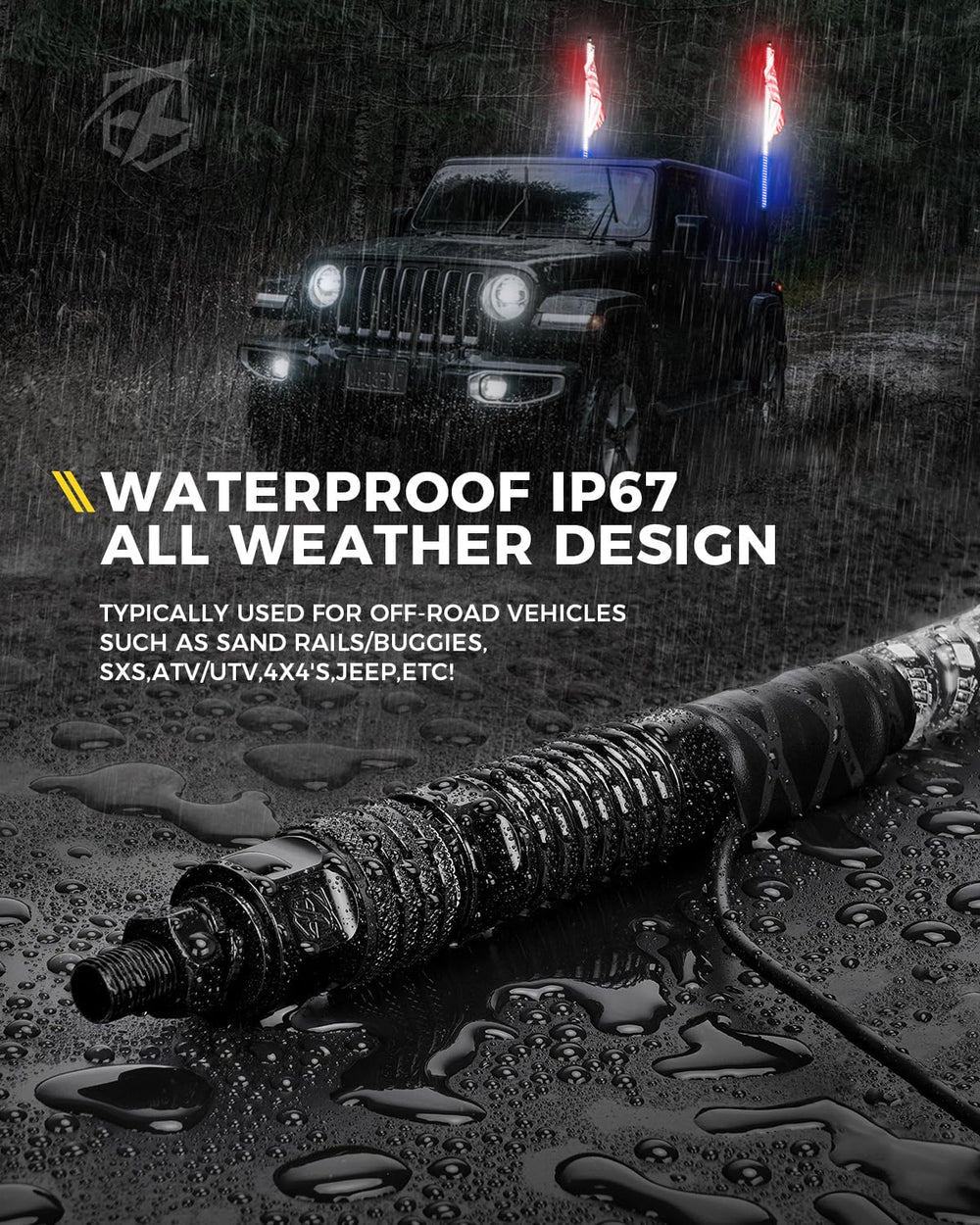 Xprite off-road compatibility for SXS, ATV, UTV, Jeep and more.