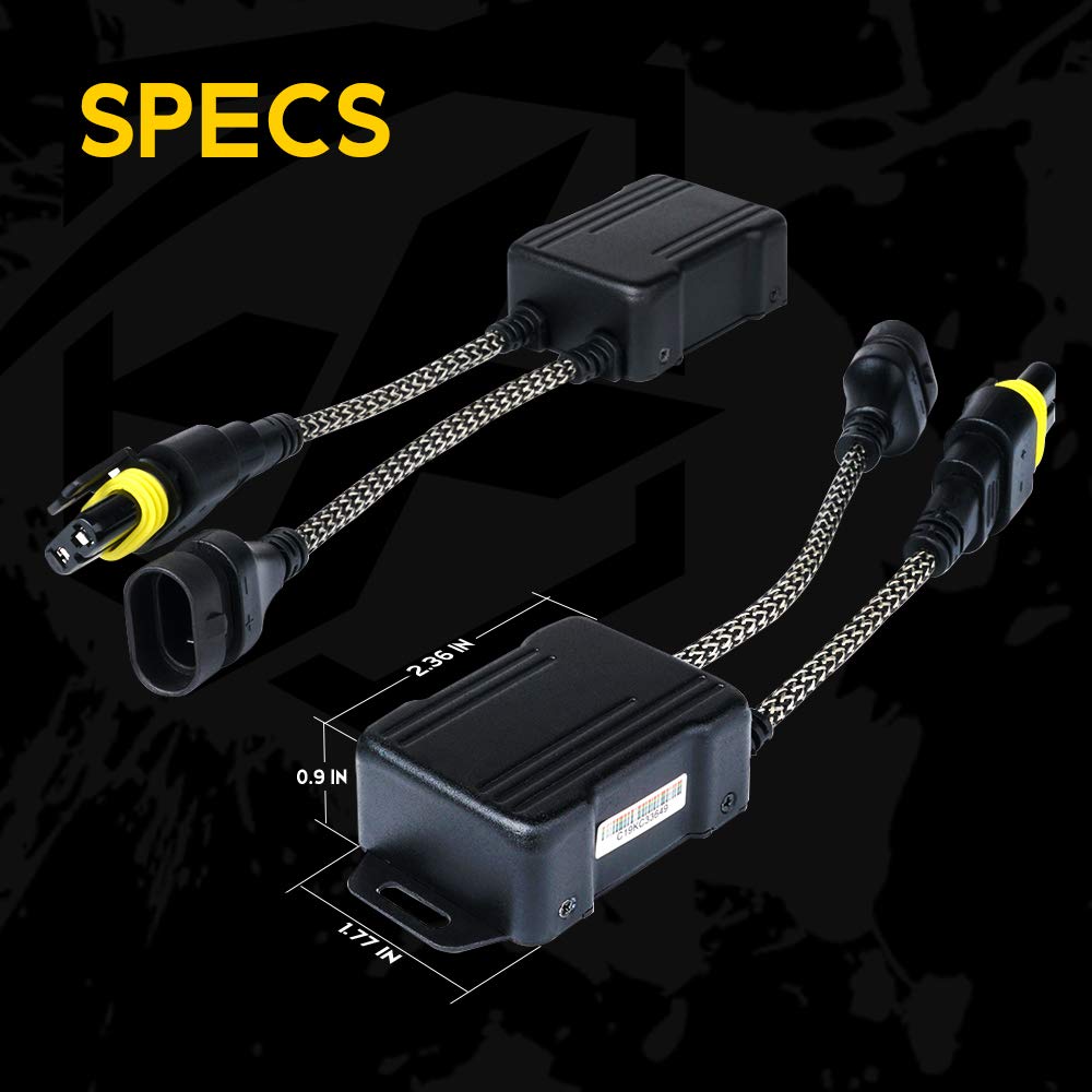 Pack of 2 canbus decoders by Xprite trusted for error-free operation.