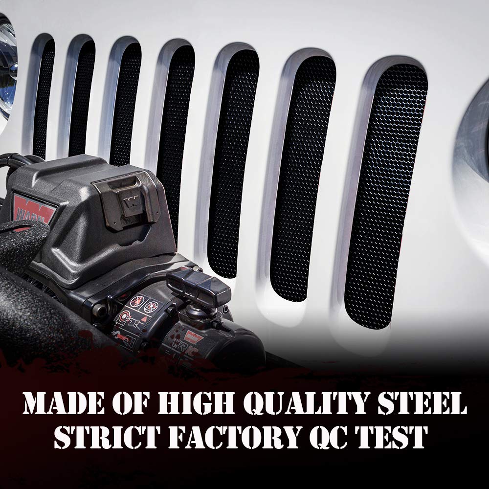Xprite perforated design allows airflow to engine and radiator while blocking debris.