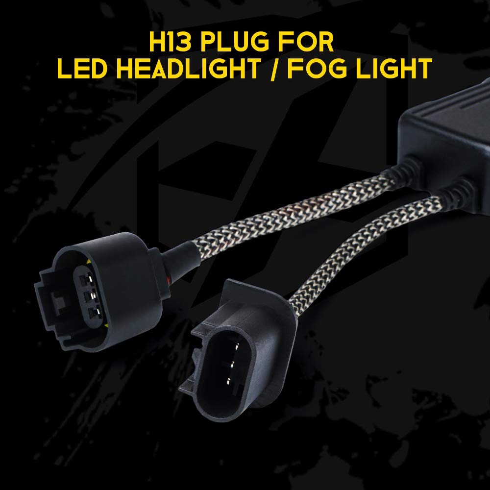 Plug-and-play installation with Xprite Reflex H13/9008 kit shown