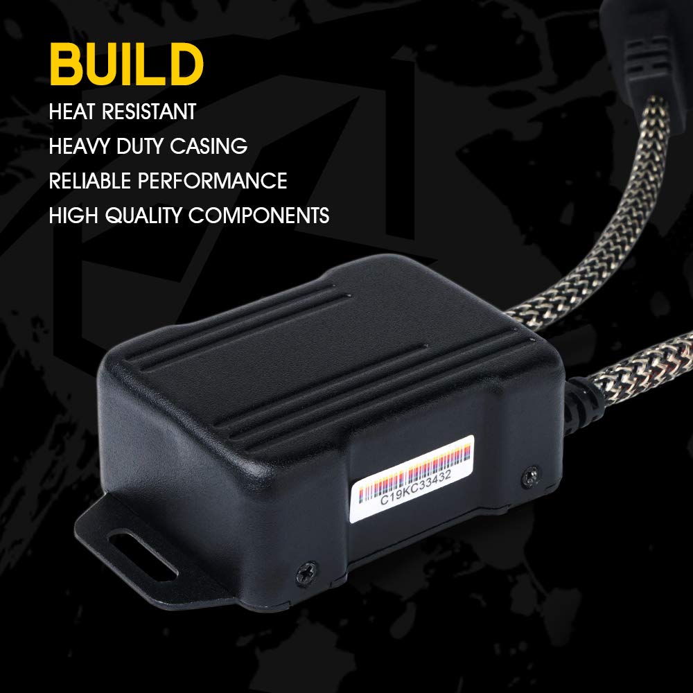 Xprite Reflex plug-and-play connector enabling simple LED headlight upgrade.