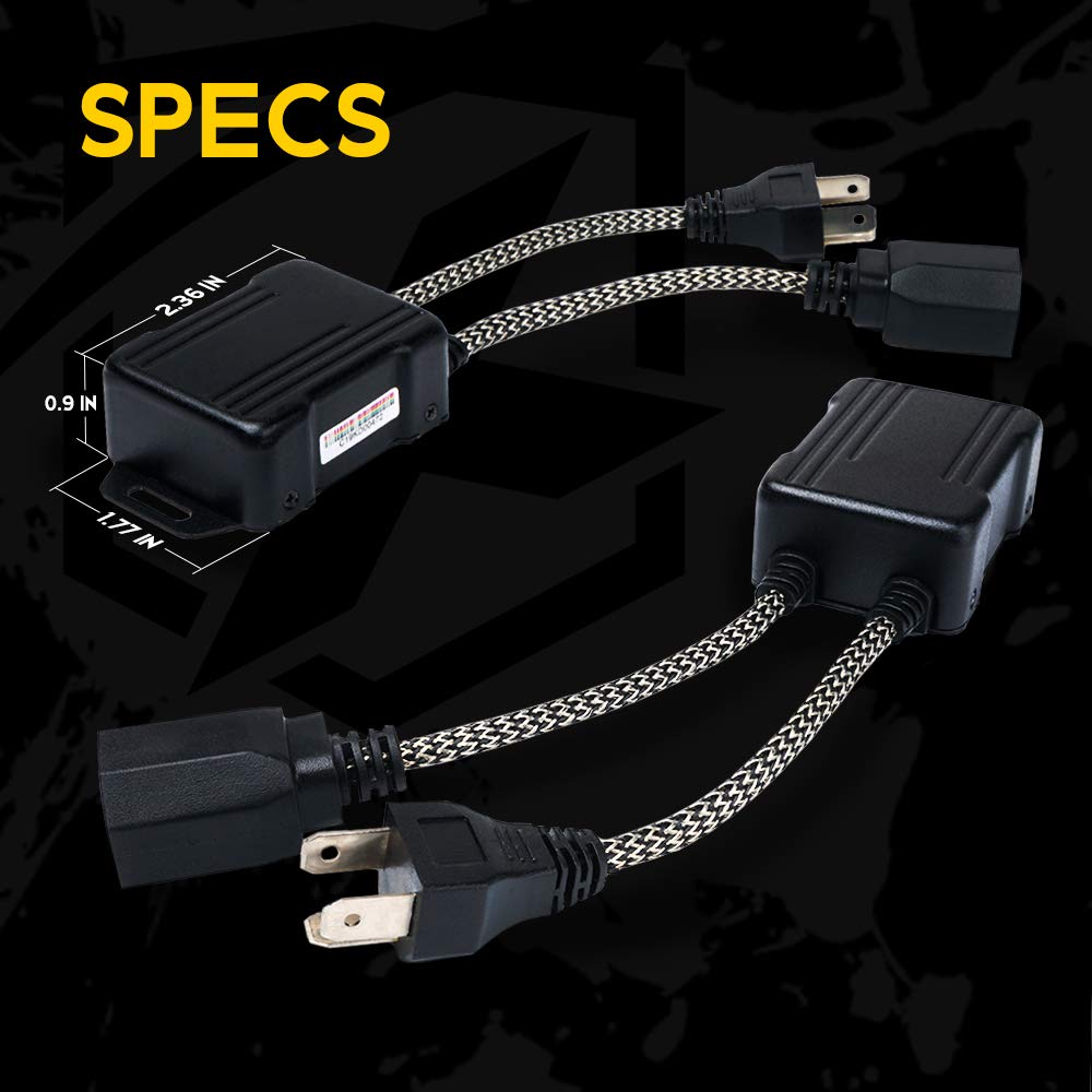 Xprite Reflex wiring and connector area shows secure plug-and-play installation.