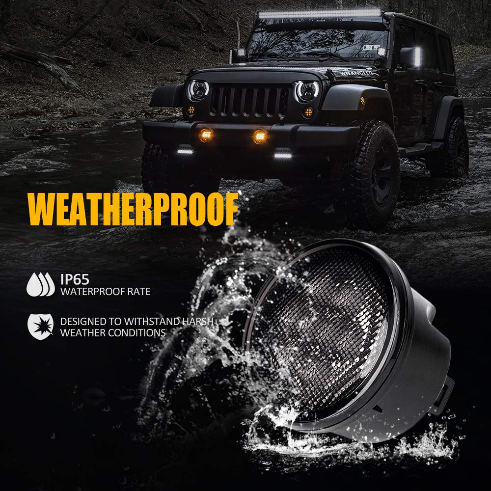 Xprite right-side marker light provides amber glow for on-road cues.
