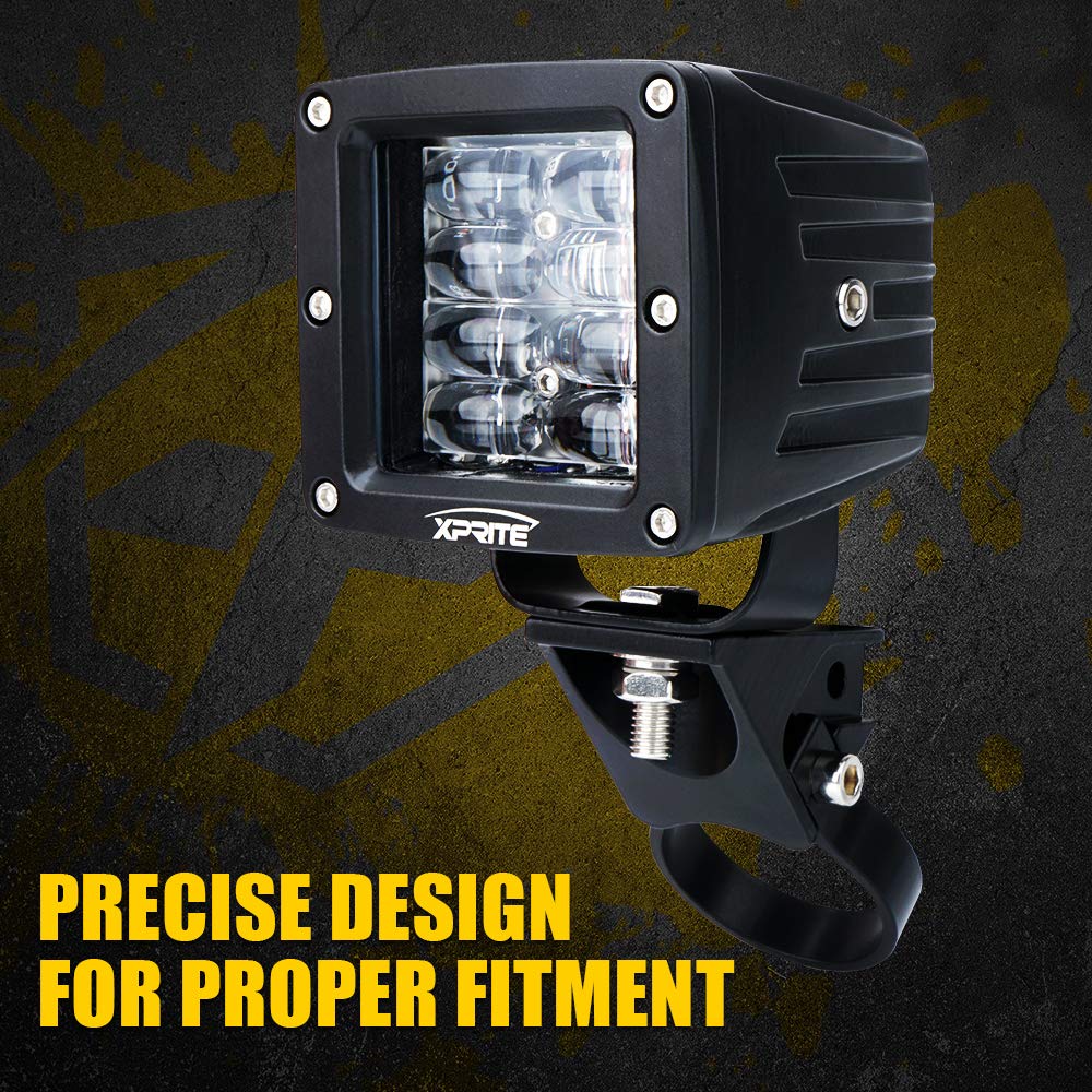 Xprite powder-coated finish resists rust and dirt on rugged trails.