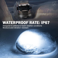 Xprite smoke-lens LEDs illuminate roof markers for nighttime safety