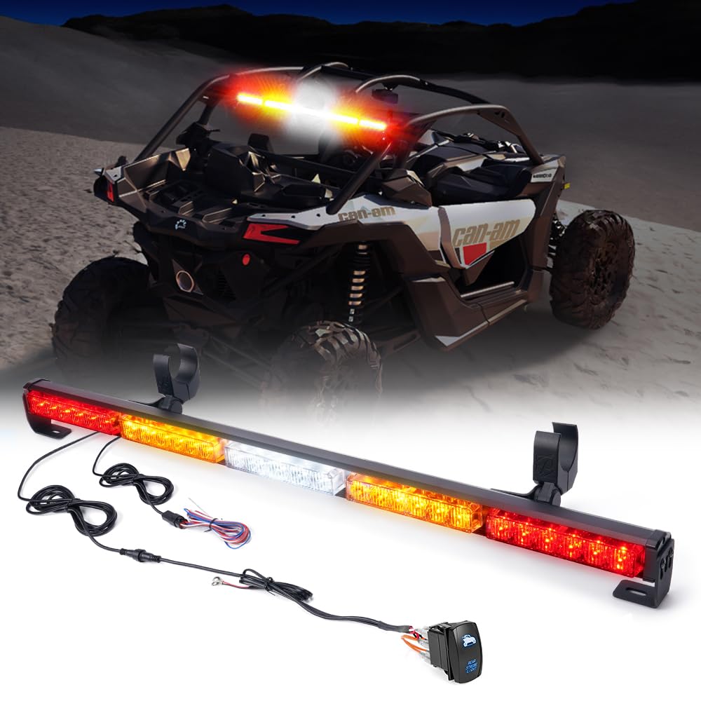 Xprite 30-inch rear chase bar boosts nighttime visibility for off-road rides
