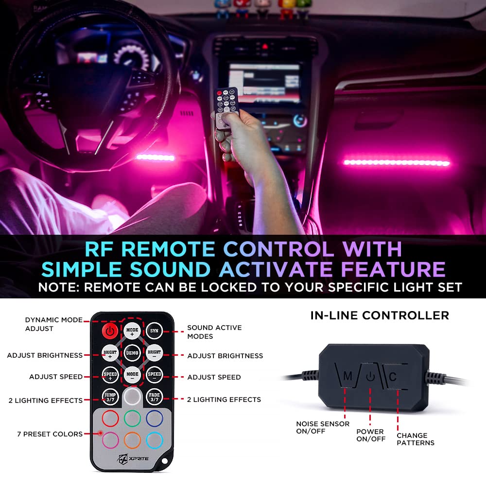 Xprite waterproof silicone-sealed light strips resist spills for durable cabin lighting