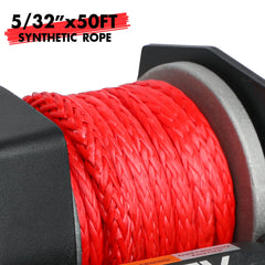 XPV AUTO 2500lbs nylon rope 4mm 15.2m improves durability and spool control