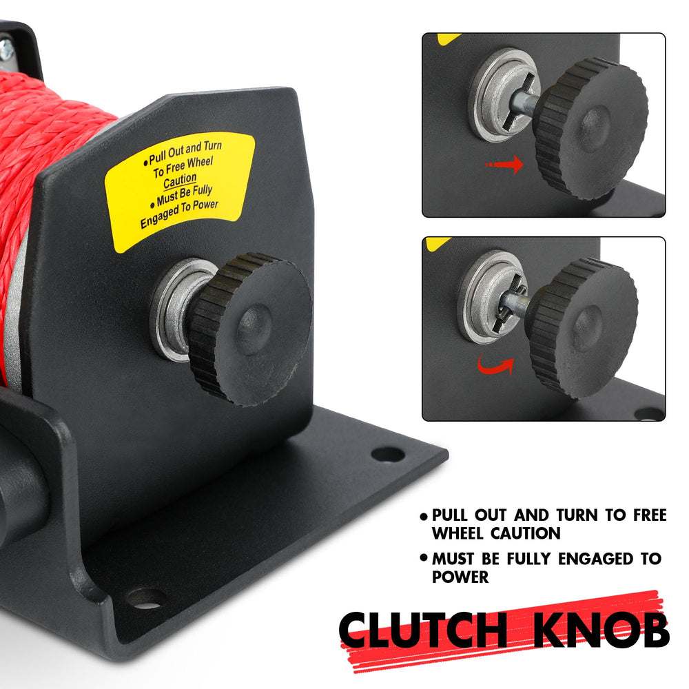 XPV AUTO 2500lbs pure copper motor delivers steady pulling power on 12V systems