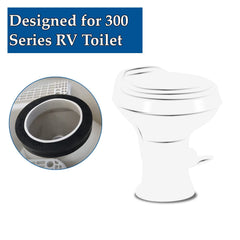XQIQX RV Toilet Seal helps prevent odors and leaks around the bowl area.
