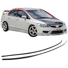 XQSMWF Civic drip side molding pair on both sides for a precise, easy fit.