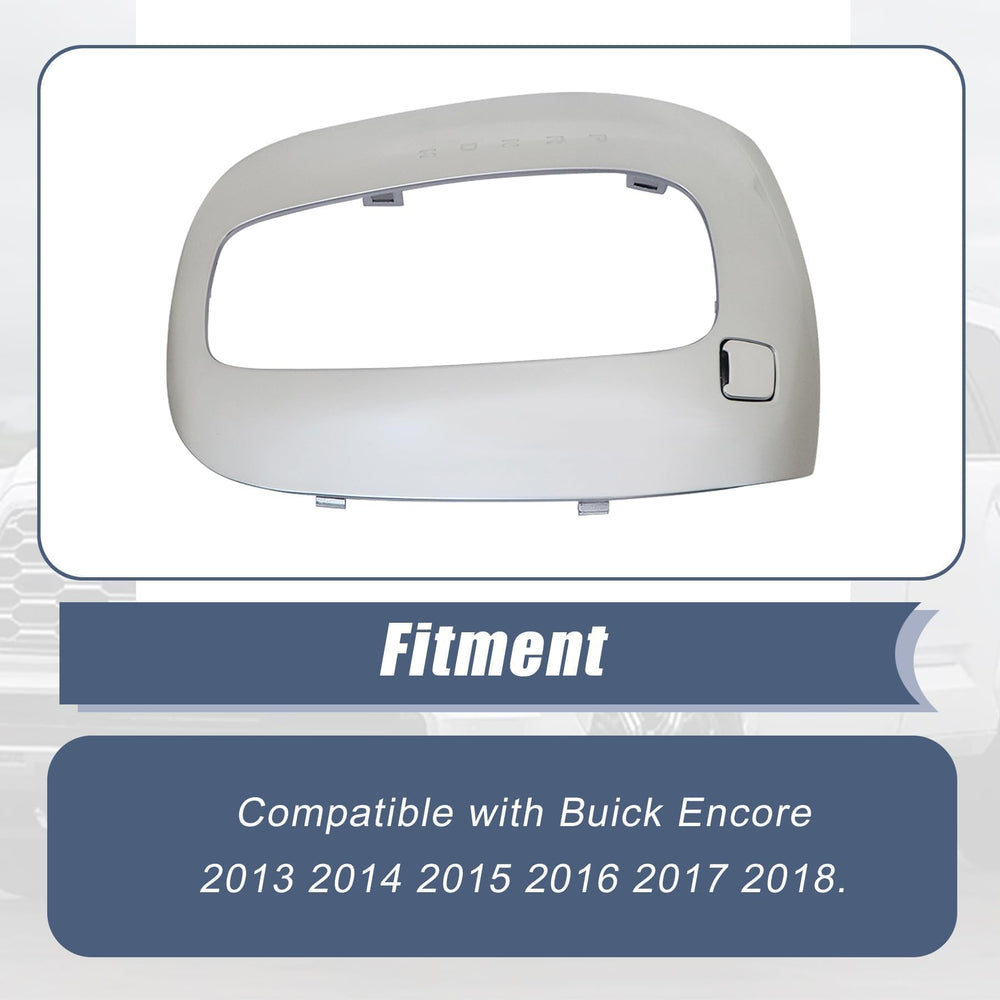 XQSMWF gear panel replacement in silver for Buick Encore models.