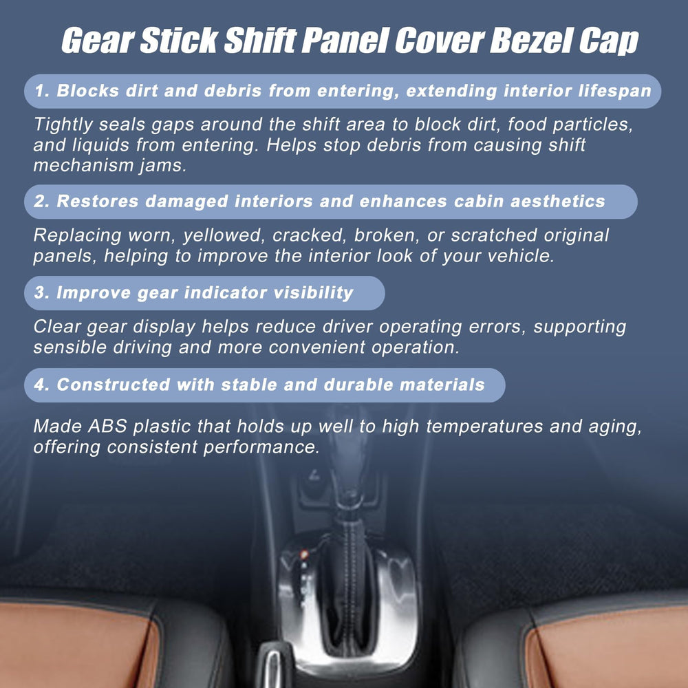 XQSMWF gear shift bezel cover 55587364 compatible with LHD Buick Encore.