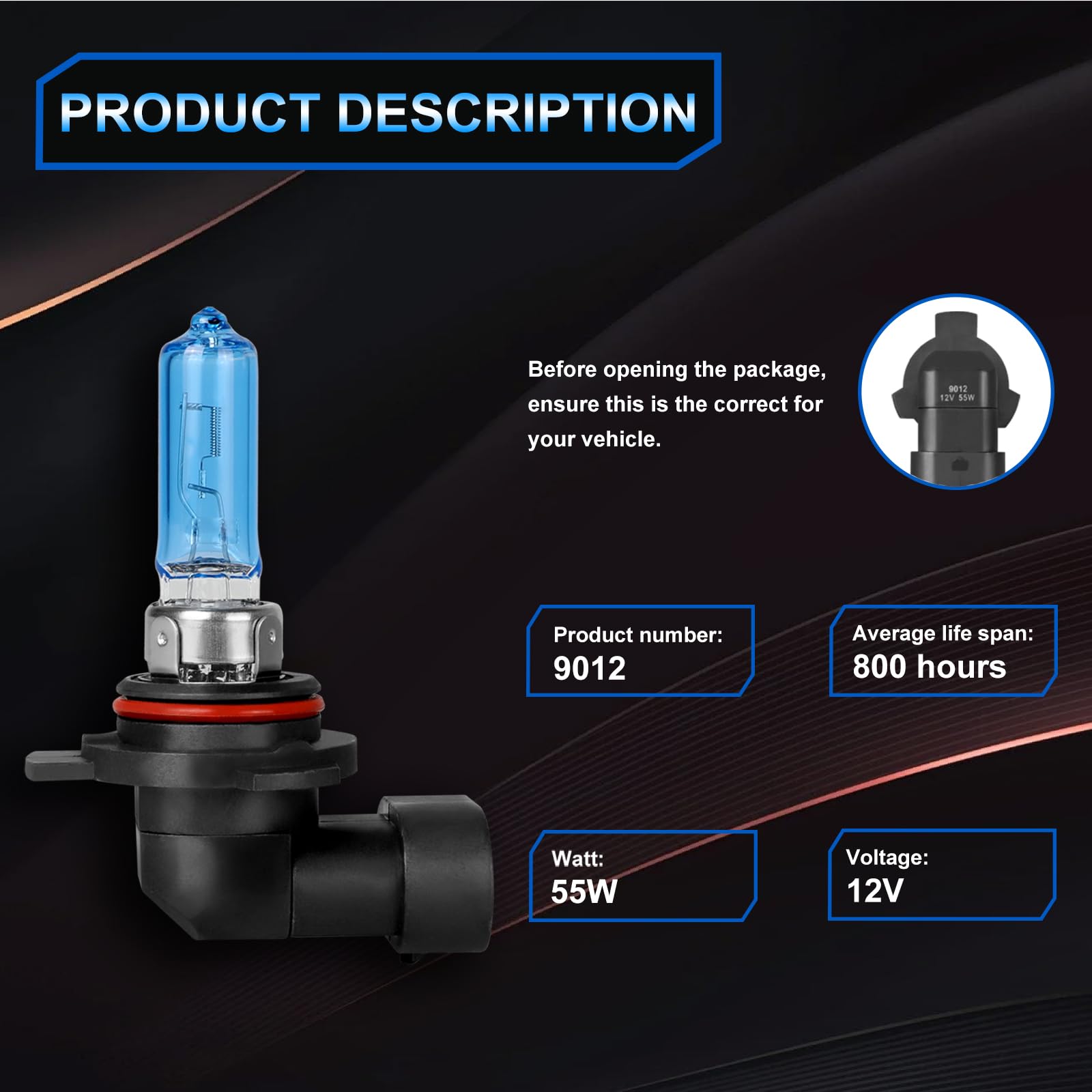 XRDHJI dual-beam bulbs operate quietly with no fans