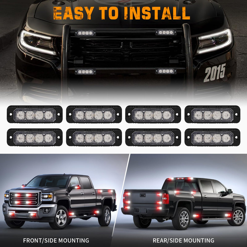 XRIDONSEN 20 flash patterns offer versatile signaling options for emergencies.