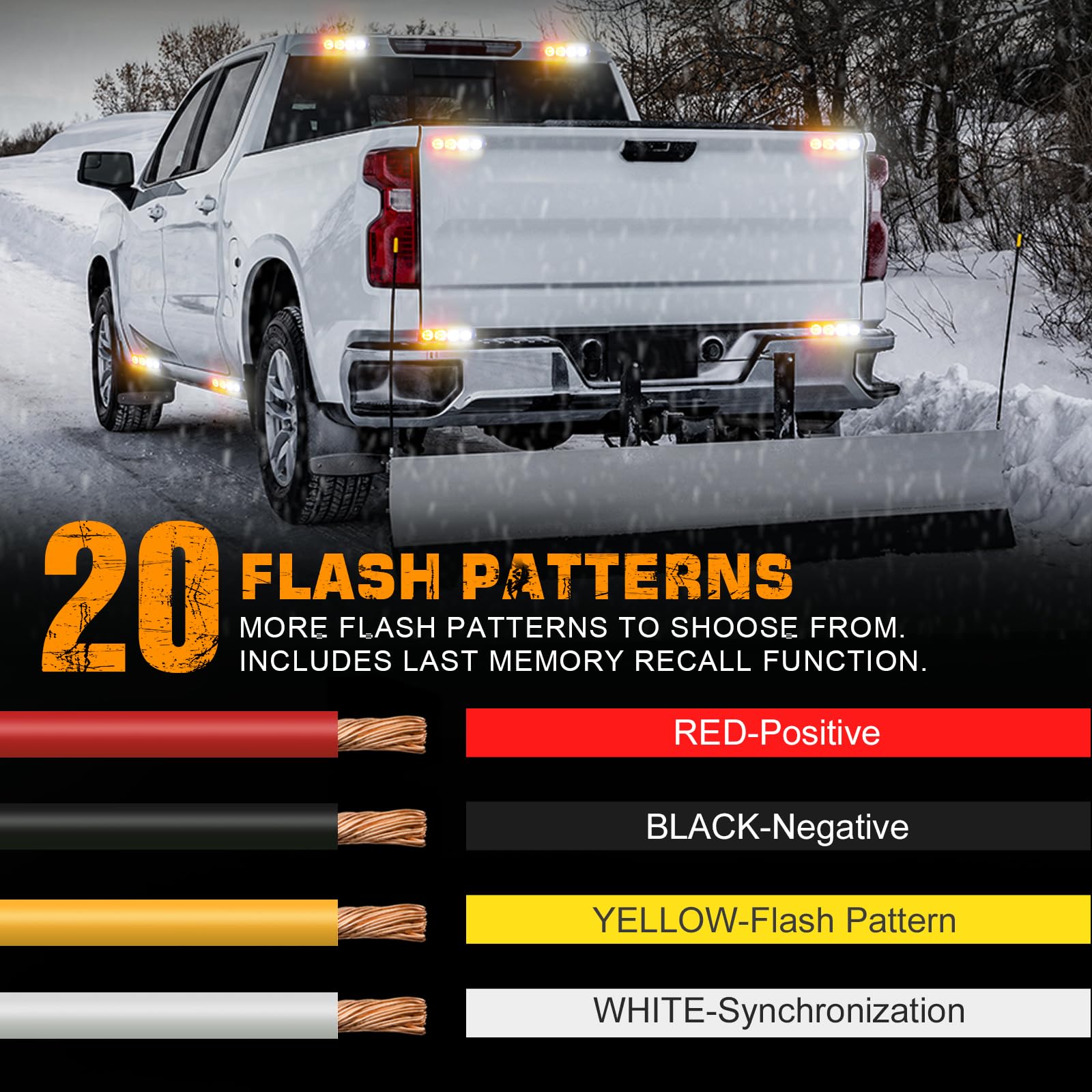 XRIDONSEN surface-mount design for grille, bumper, or roof mounting