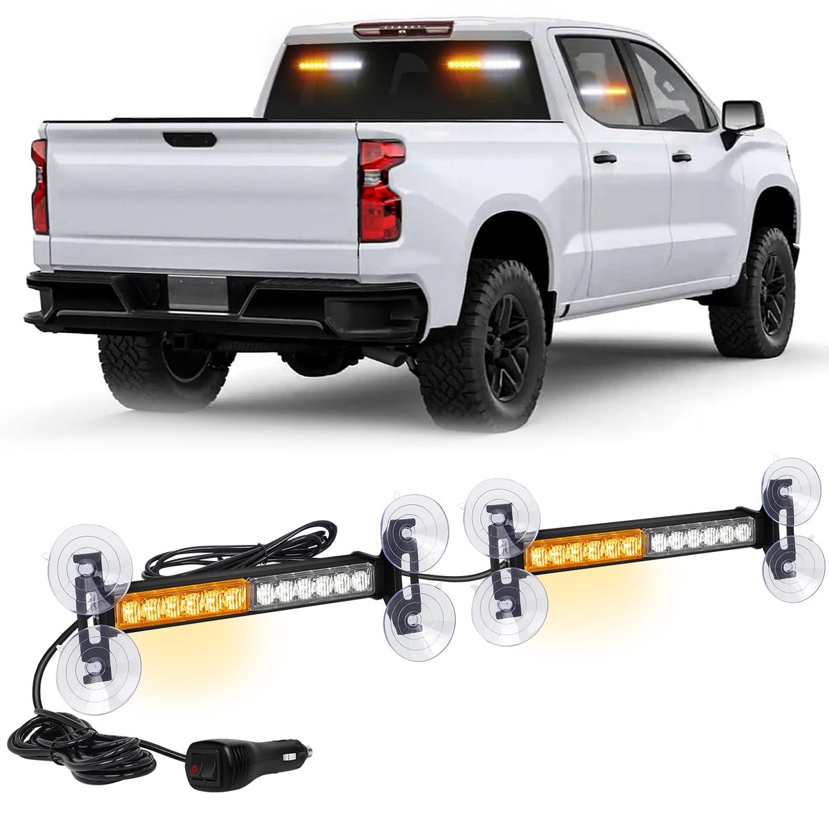 XRIDONSEN emergency strobe front view boosts daytime visibility for signaling