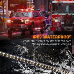 XRIDONSEN IP67 waterproof emergency light strip designed for harsh weather