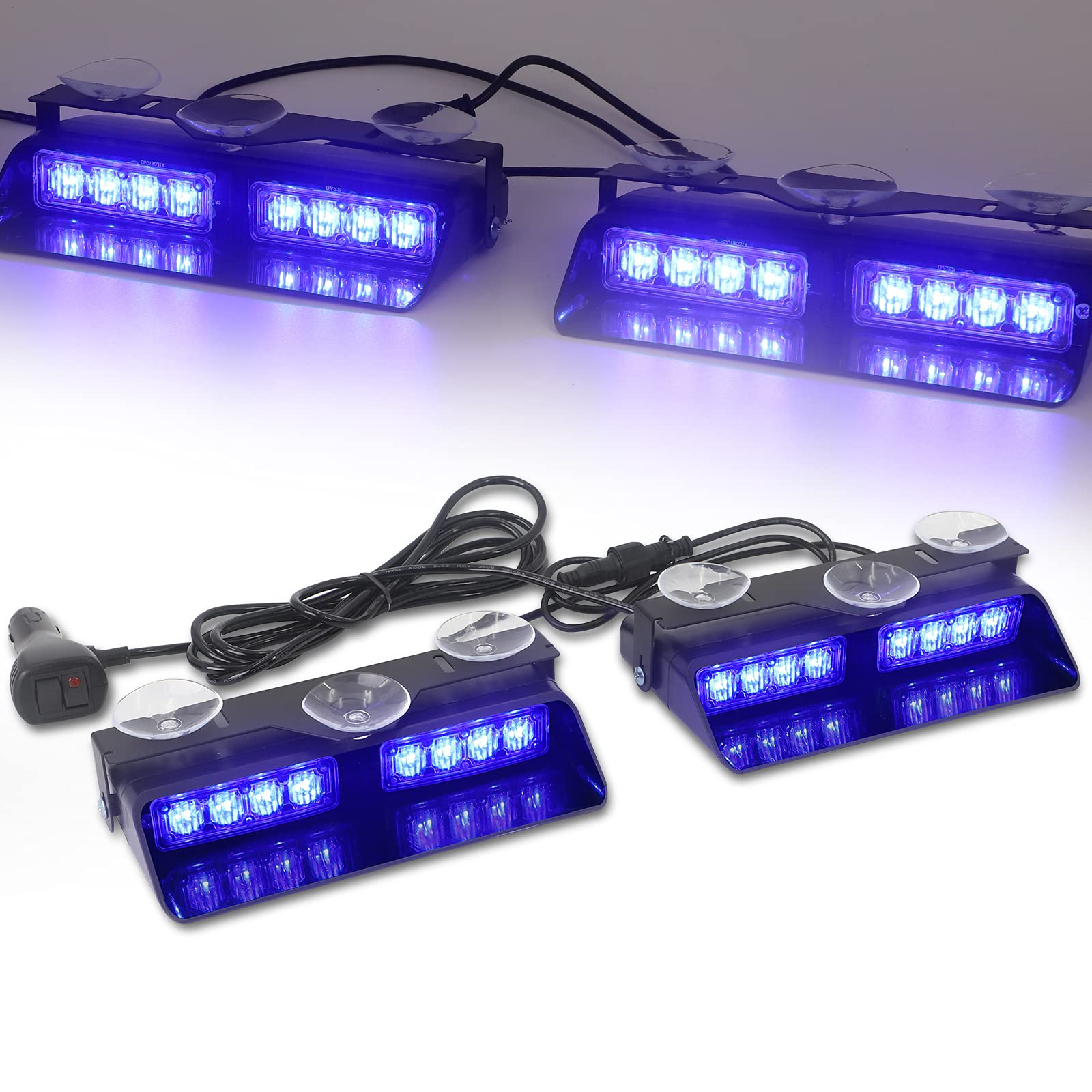 XRIDONSEN two-piece dash light dimensions of 7.16 inches each