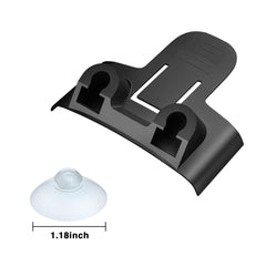 xsaaczm dual 35mm suction cups provide stronger hold on glass.