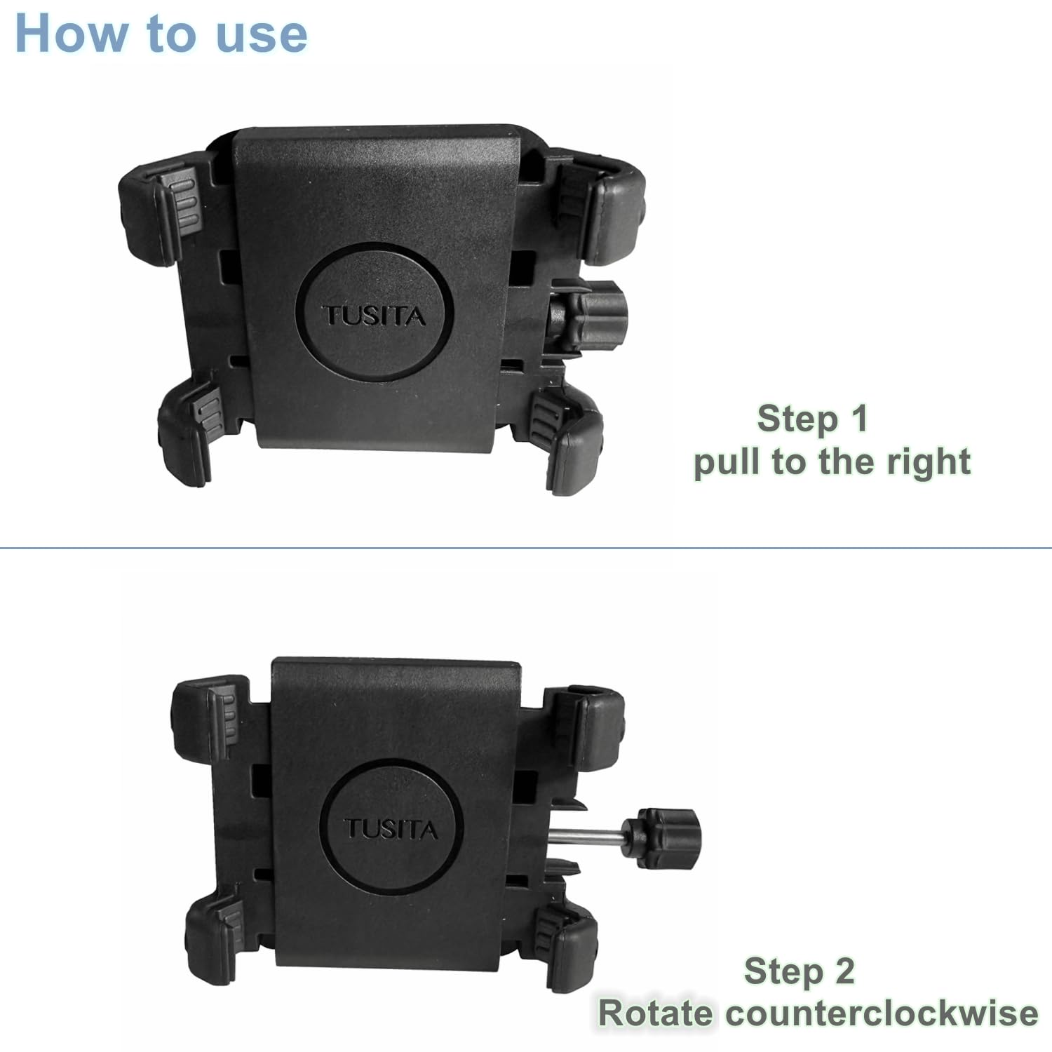 XSDTech Case-friendly phone clamp design keeps your device protected in its case.