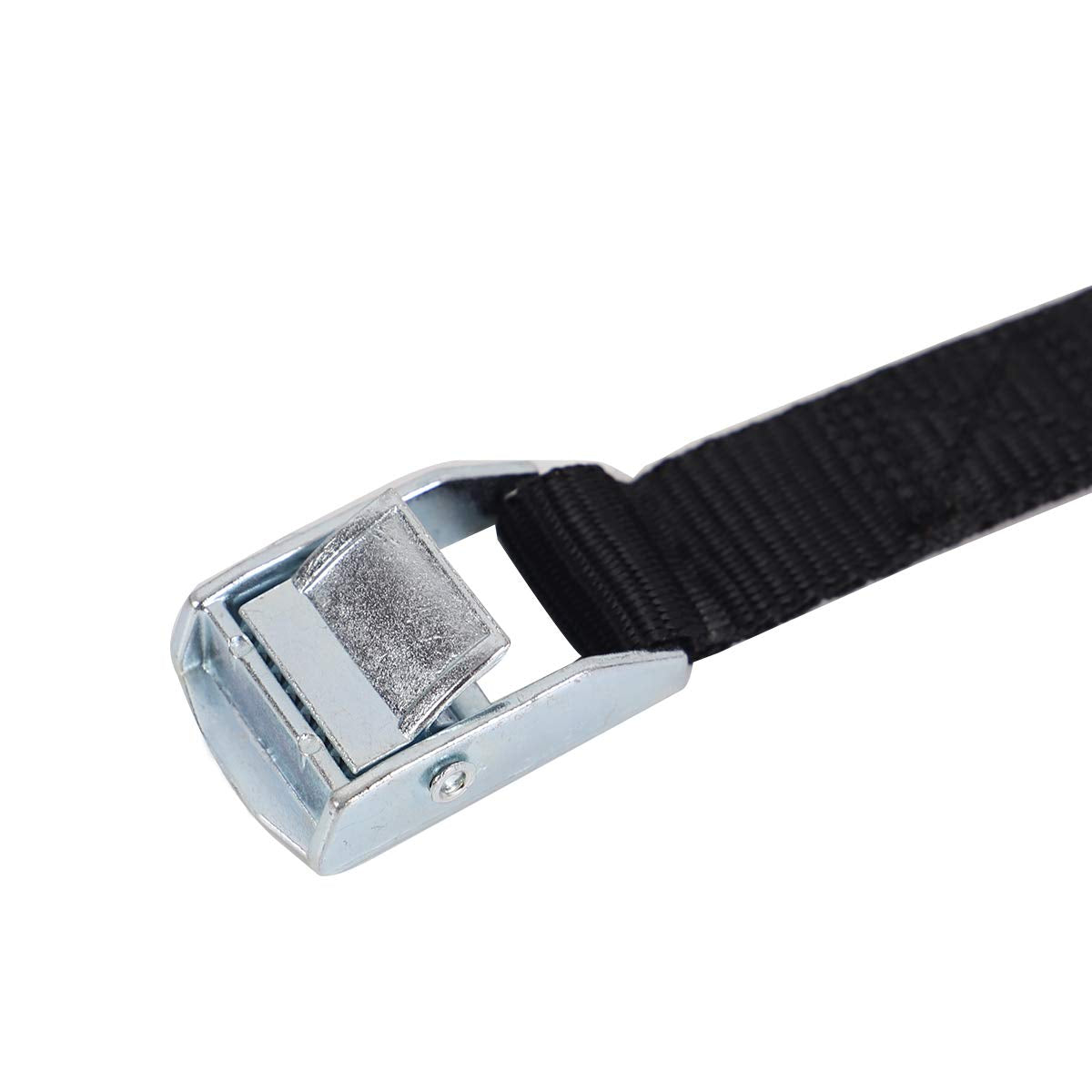 XSTRAP STANDARD strap securing a motorcycle during transport.
