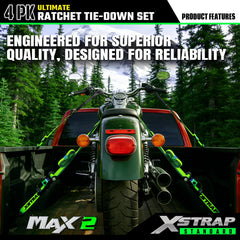 XSTRAP STANDARD soft-loop straps prevent scratches on delicate surfaces