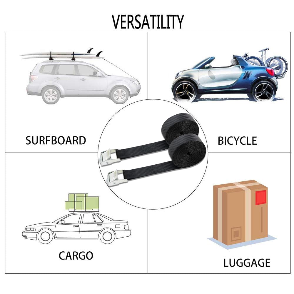 XSTRAP STANDARD 8ft tie-down strap beside carry bag for versatile use.