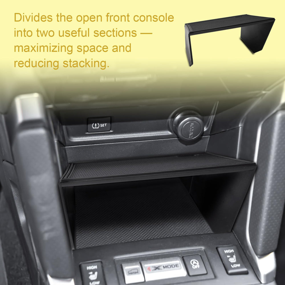 X-TKER ABS matte finish organizer matches Forester interior style