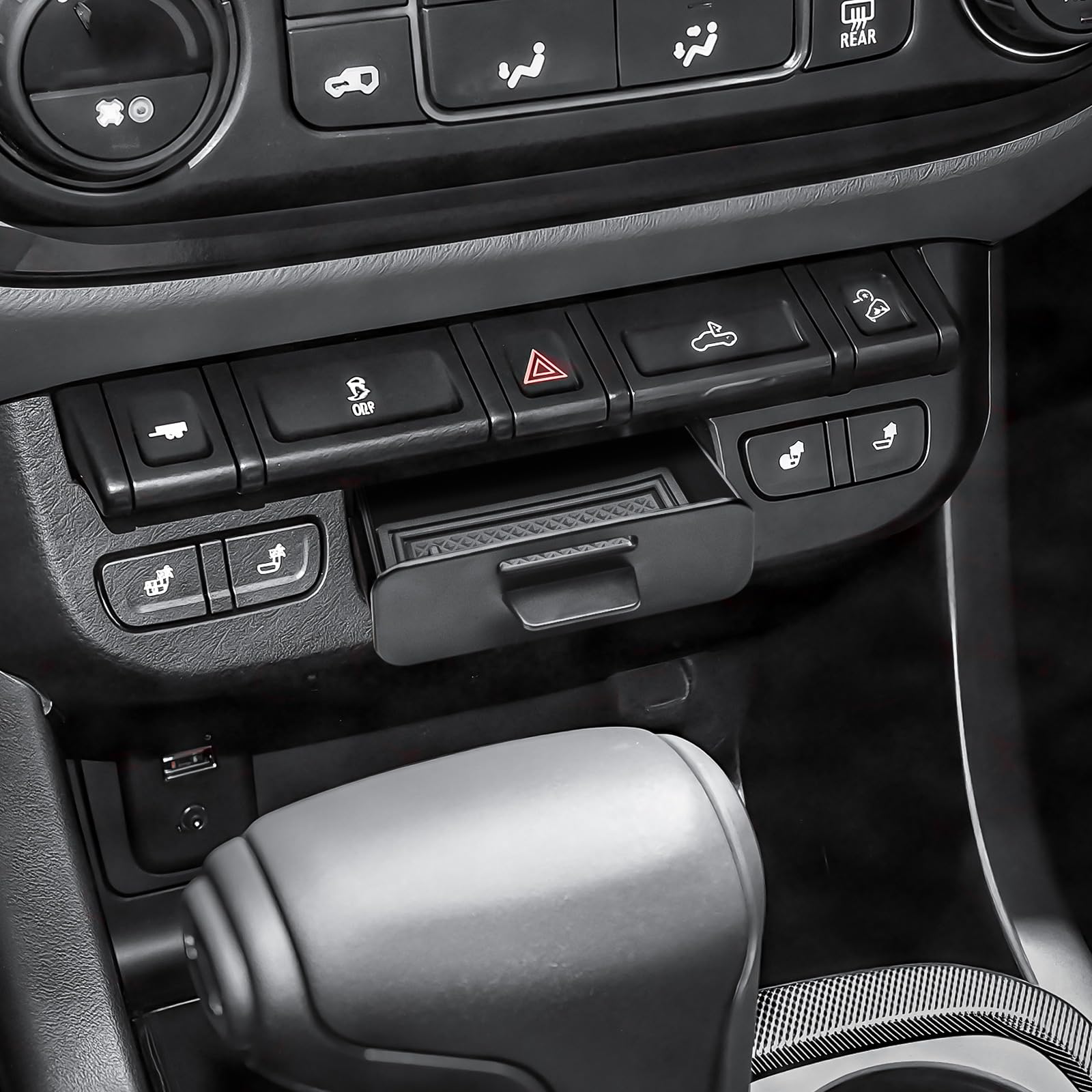 X-TKER center console drawer enhances cabin organization during drives