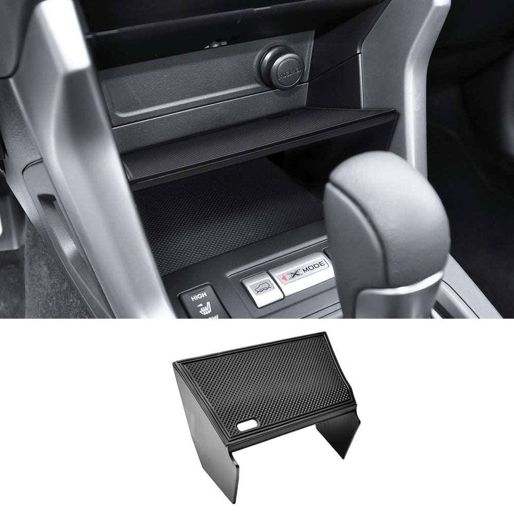 X-TKER center console organizer for Forester front compartment improves organization and reach