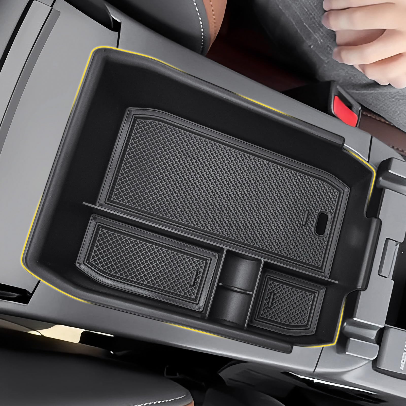 XTKER built-in coin slot keeps change handy during tolls and parking