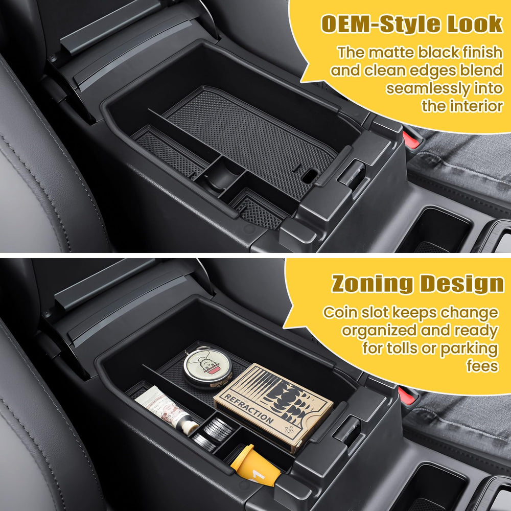 XTKER durable ABS with rubber pads minimizes shifting during drives