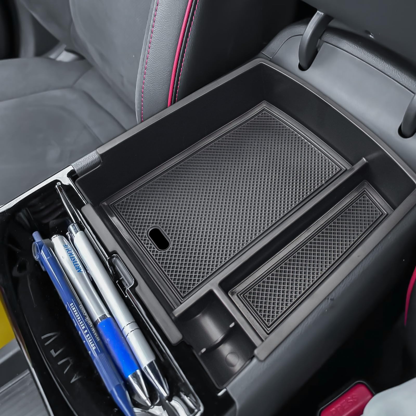 X-TKER Center Console Organizer for Tucson top tray focus enables quick access.