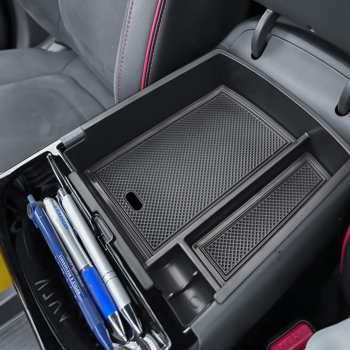 X-TKER Center Console Organizer for Tucson top tray focus enables quick access.