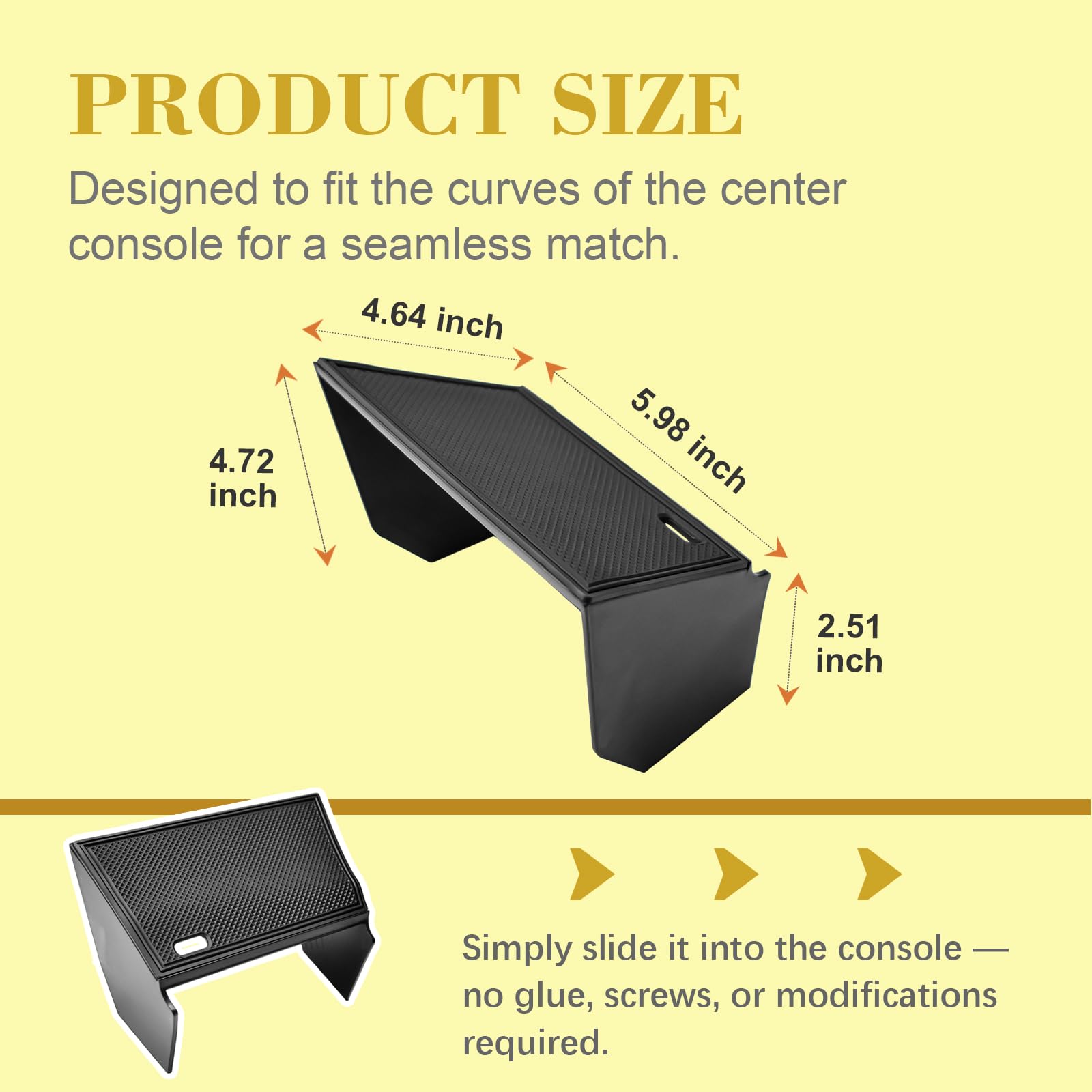 X-TKER front console organizer maintains accessible USB ports