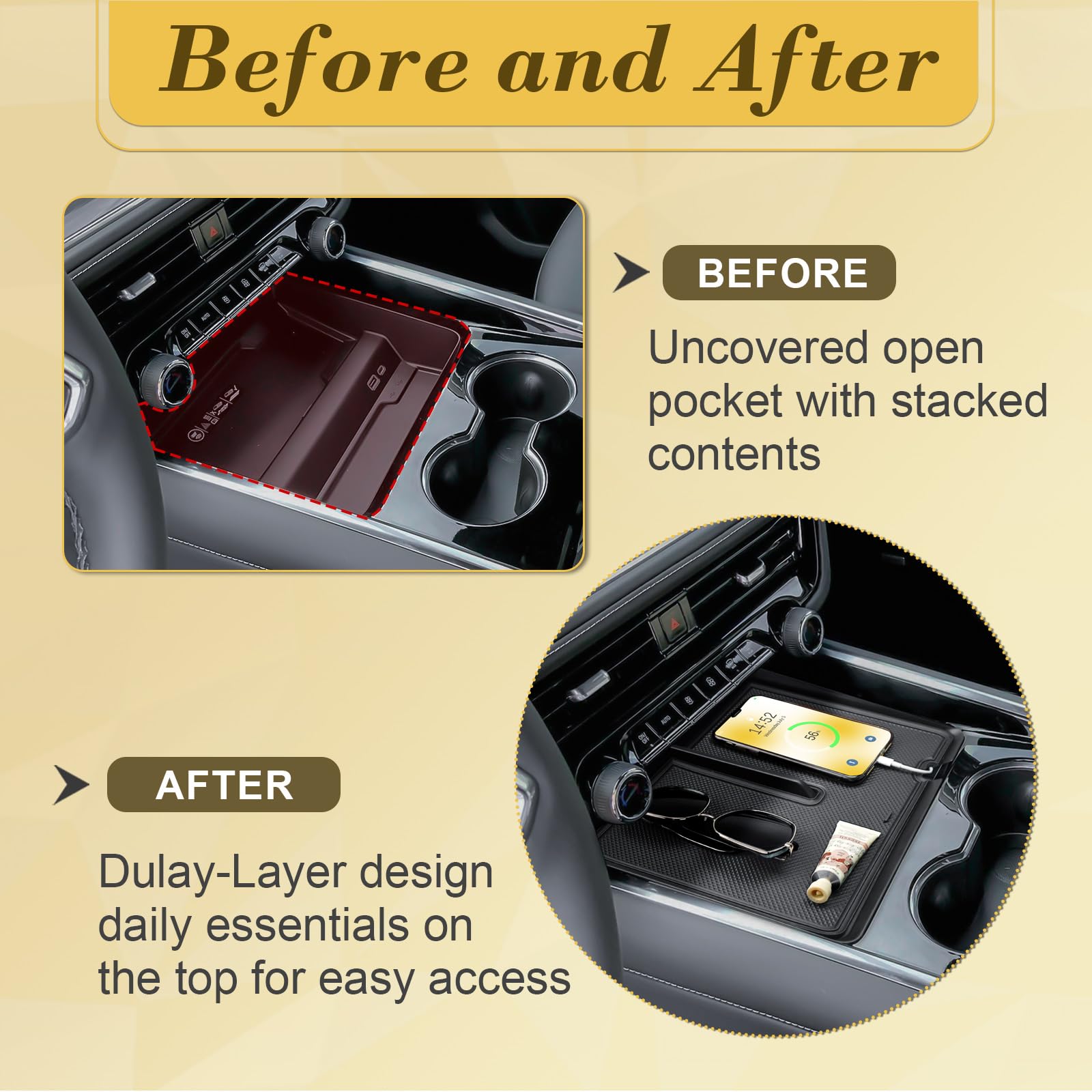 X-TKER tool-free installation slides into the front console