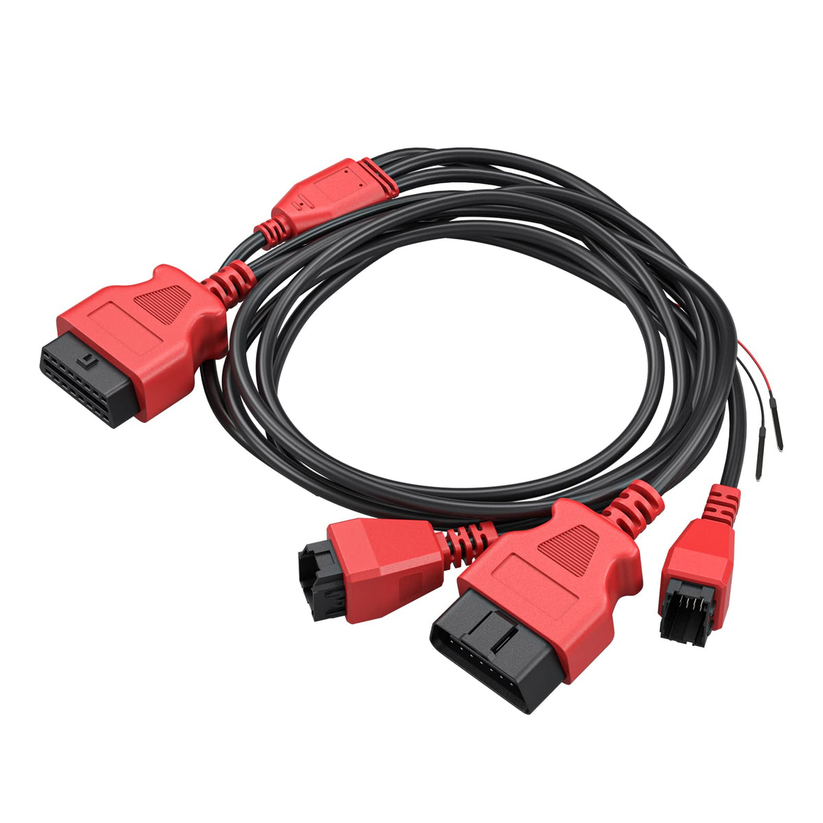 XTOOL 12+8 cable front view enabling FCA SGW bypass for direct diagnostics.