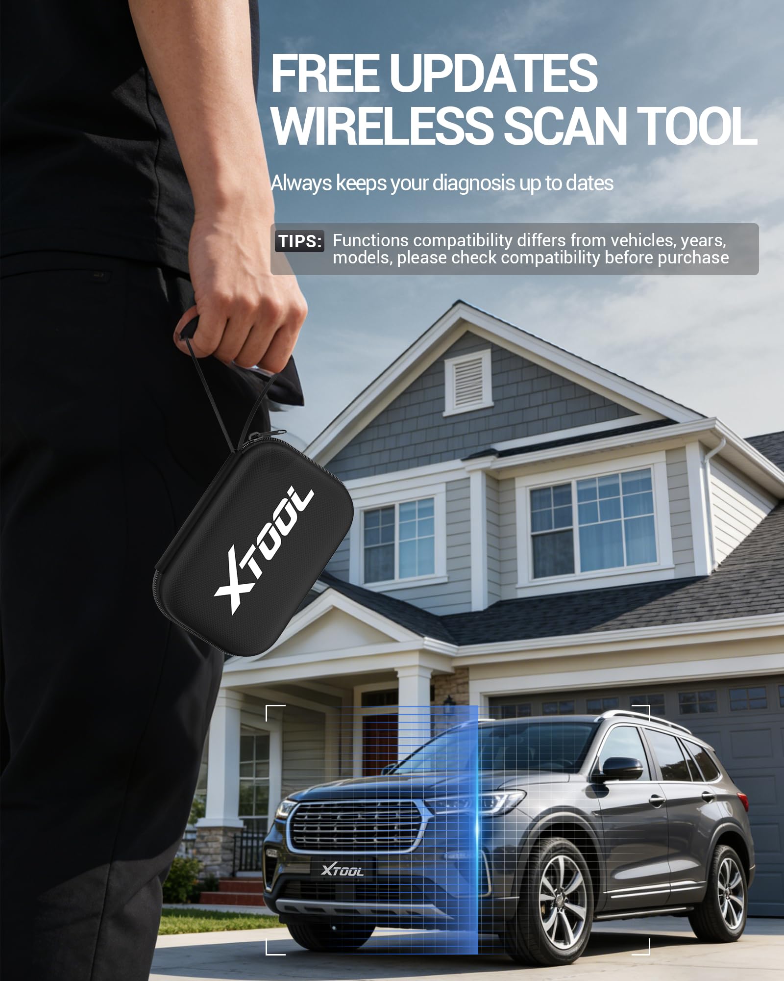 XTOOL Anyscan A30M in use with live data during testing.