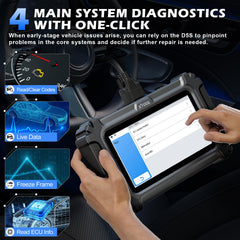 XTOOL D5 performs EPB reset during brake service.