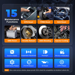 XTOOL D6 live data graphs show real-time engine and sensor trends.
