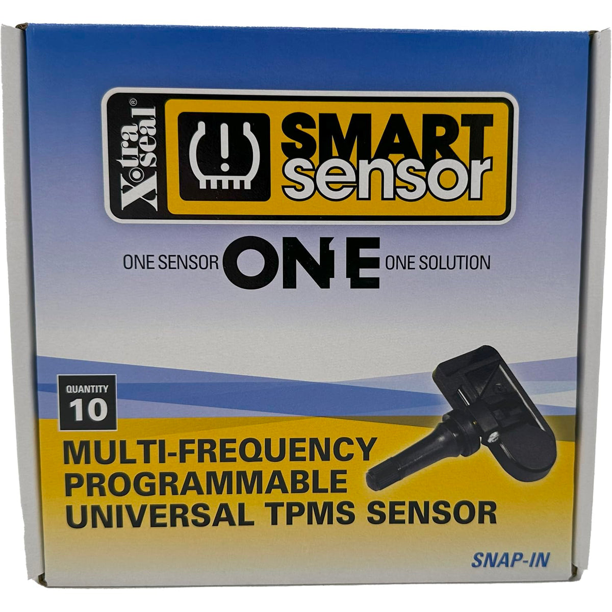 Xtra-Seal TPMS sensor box of 10 ready for quick fleet stocking and service readiness.