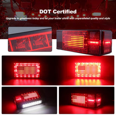 XtraGlow 10 inch LED trailer light bar improves brake and turn signaling