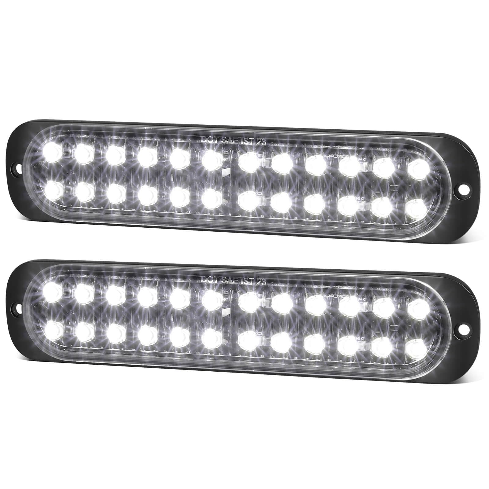 XtraGlow 24-LED trailer backup light with aluminum housing for bright visibility